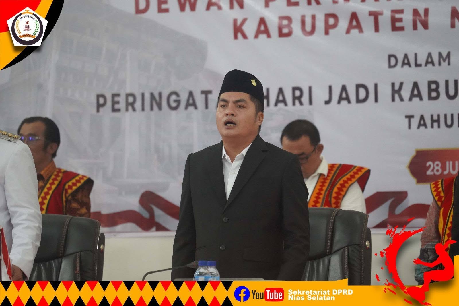 Rapat Paripurna Peringatan Hari Jadi ke-23  Kabupaten Nias Selatan Tahun 2026.
